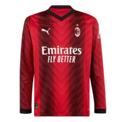 AC Milan Voetbalshirt 2023-24 Thuistenue Heren Lange Mouw